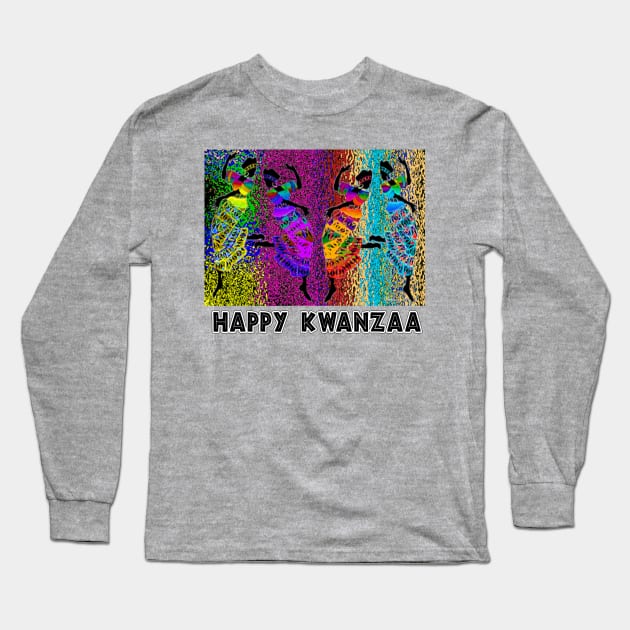 Happy Kwanzaa Long Sleeve T-Shirt by Afrocentric-Redman4u2